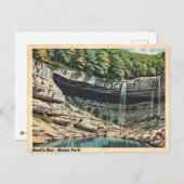 Devil's Den State Park  Waterval Briefkaart (Voorkant / Achterkant)