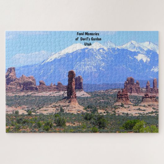 Devil's Garden Utah. Jigsaw Puzzle (Horizontal)