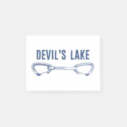 Devil's Lake Climbing Quickdraw Post-it® Notes (Voorkant)