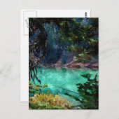 Devils Lake, Oregon Artwork Briefkaart (Voorkant / Achterkant)