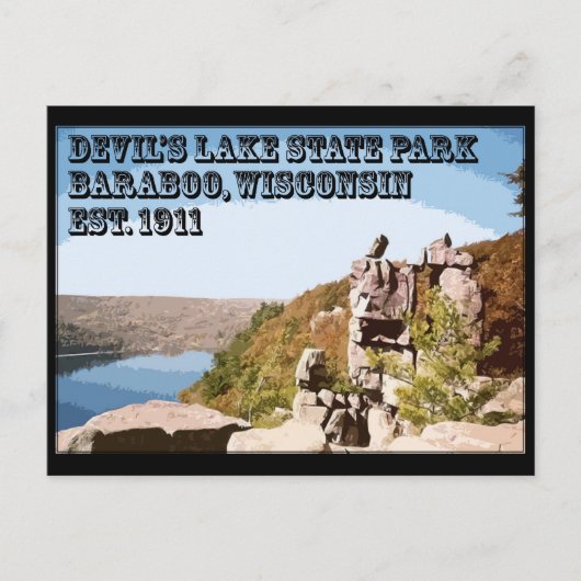 Devil's Lake State Park Briefkaart (Voorkant)