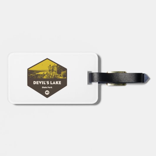 Devil's Lake State Park Wisconsin Bagagelabel (Achterkant horizontaal)