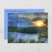 Devil's Lake State Park Wisconsin Briefkaart (Voorkant / Achterkant)