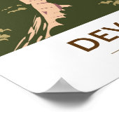 Devil's Lake State Park Wisconsin Duivelsdeur Poster (Hoek)
