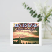 DEVILS LAKE - WISCONSIN VERENIGDE STATEN BRIEFKAART (Staand voorkant)