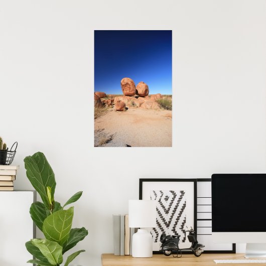 Devils Marbles, Australië Poster (Thuiskantoor)