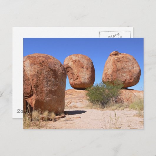Devil's Marbles Briefkaart (Voorkant / Achterkant)