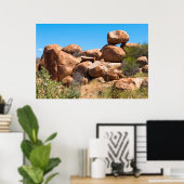 Devils Marbles Northern Territory Australia Poster (Thuiskantoor)