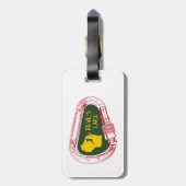 Devil's meer van de klimmer Carabiner Bagagelabel (Achterkant verticaal)