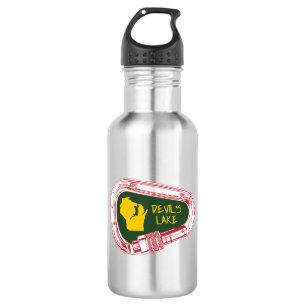 Devil's meer van de klimmer Carabiner Waterfles