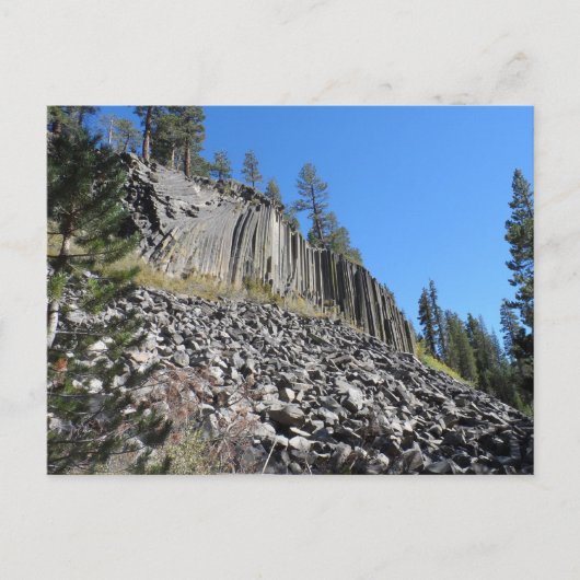 Devils Postpile National Monument Briefkaart (Voorkant)
