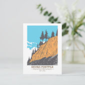 Devils Postpile National Monument  Briefkaart (Staand voorkant)