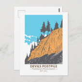 Devils Postpile National Monument  Briefkaart (Voorkant / Achterkant)