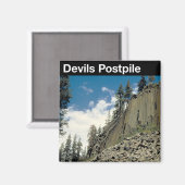 Devils Postpile National Monument Magneet (Voorkant / Achterkant)