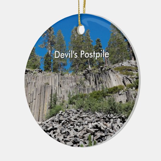 Devil's postpool keramisch ornament (Links)