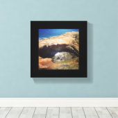 Devil's Punchbowl Canvas Afdruk (Insitu (Houten vloer))