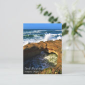 Devil's Punchbowl, Newport, Briefkaart Oregon (Staand voorkant)