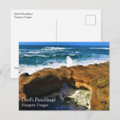 Devil's Punchbowl, Newport, Oregon Carte postale (Devant / Derrière)