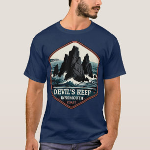 Devil's Reef Innsmouth Coast Vintage Reisbadge T-shirt