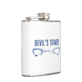 Devil's toren die snel klimmen heupfles (Rechts)