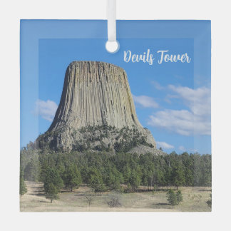 Devils Tower Glas Ornament