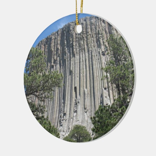Devils Tower Keramisch Ornament (Links)