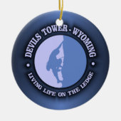 Devils Tower Keramisch Ornament (Voorkant)