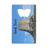 Devils Tower Kredietkaart Flessenopener (Voorkant)