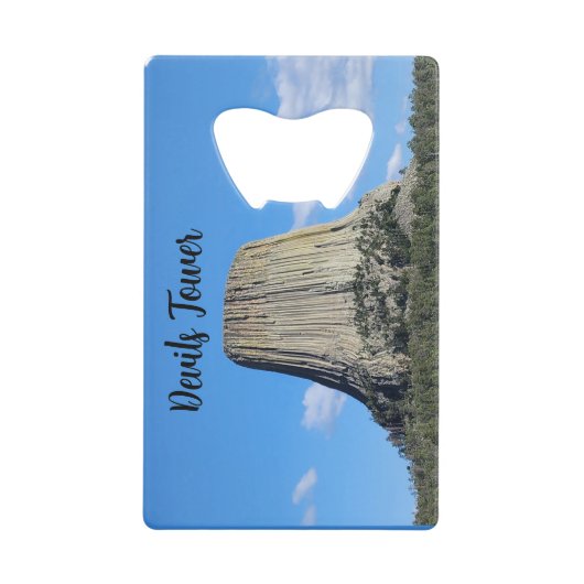 Devils Tower Kredietkaart Flessenopener (Voorkant)