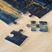 Devils Tower Monument Night Schilderachtig Uitzich Legpuzzel (Zijkant)