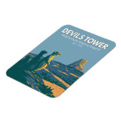 Devils Tower National Monument Prairie Dog  Magneet (Linkerzijde)