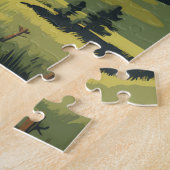 Devils Tower National Monument Travel Art  Legpuzzel (Zijkant)