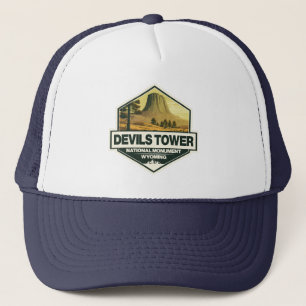 Devils Tower National Monument Travel Art Trucker Pet