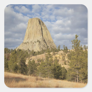 Devils Tower National Monument Vierkante Sticker