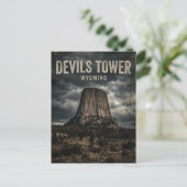 Devils Tower National Monument Wyoming Briefkaart (Staand voorkant)