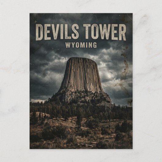 Devils Tower National Monument Wyoming Briefkaart (Voorkant)