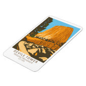 Devils Tower National Monument Wyoming Magneet (Linkerzijde)