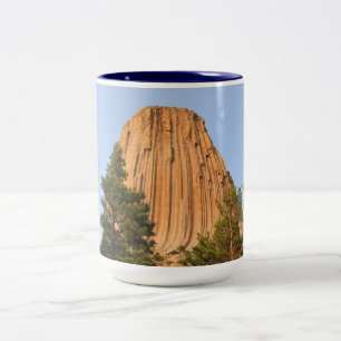 Devils Tower National Monument (Wyoming) Tweekleurige Koffiemok