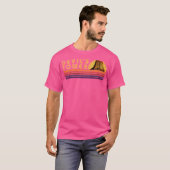 Devil's Tower Retro  Stripes T-shirt (Voorkant volledig)