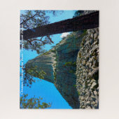 Devils Tower South Dakota.kerstgroeten Legpuzzel (Verticaal)