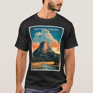 Devil's Tower USA T-shirt
