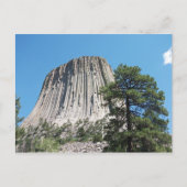 Devils Tower Wyoming Briefkaart (Voorkant)