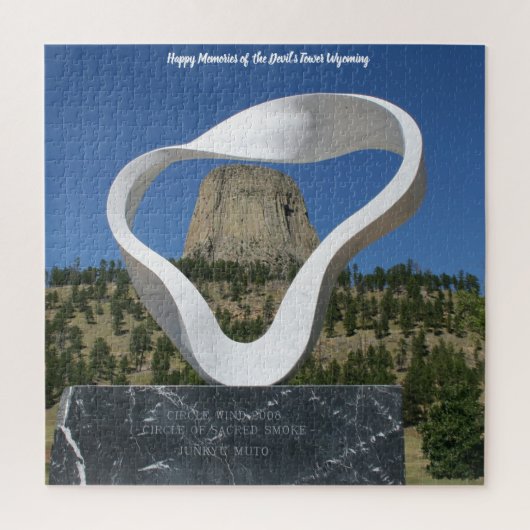 Devil's Tower Wyoming. Jigzaag Puzzle Legpuzzel (Verticaal)