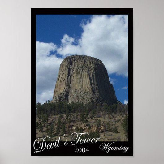 Devil's Tower, Wyoming Poster (Voorkant)
