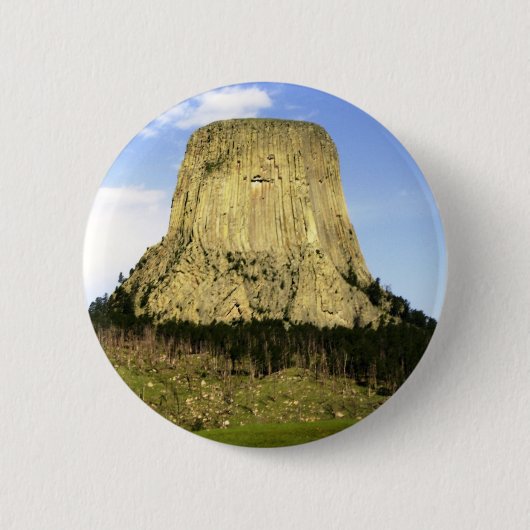 Devil's Tower, Wyoming Ronde Button 5,7 Cm (Voorkant)