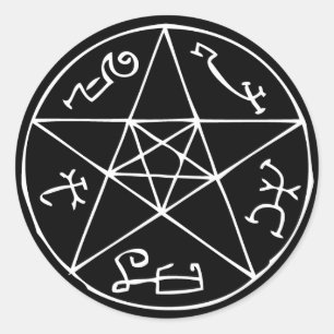 Devil's Trap Ronde Sticker