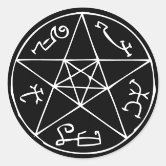 Devil's Trap Ronde Sticker