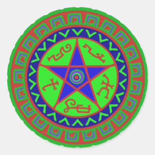 Devil's Trap Ronde Sticker