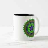 Devil's Trap Tweekleurige Koffiemok (Voorkant rechts)