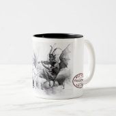 Devil's Trill-Mok Tweekleurige Koffiemok (Voorkant rechts)